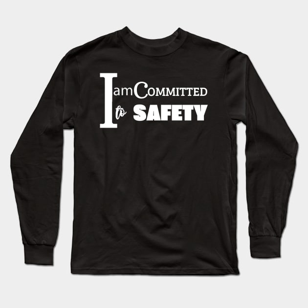 i am committed to safety Long Sleeve T-Shirt by retro bloom